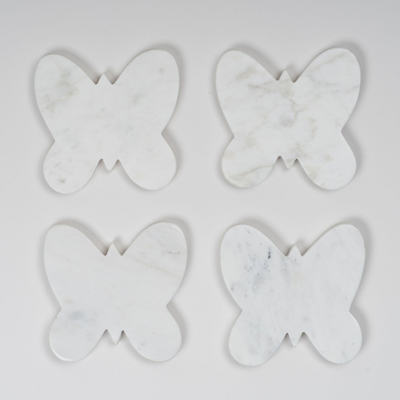 Butterfly Marble Coaster Set