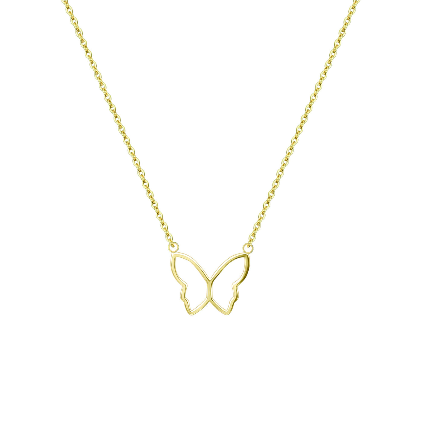 ELSA FLOATING BUTTERFLY NECKLACE