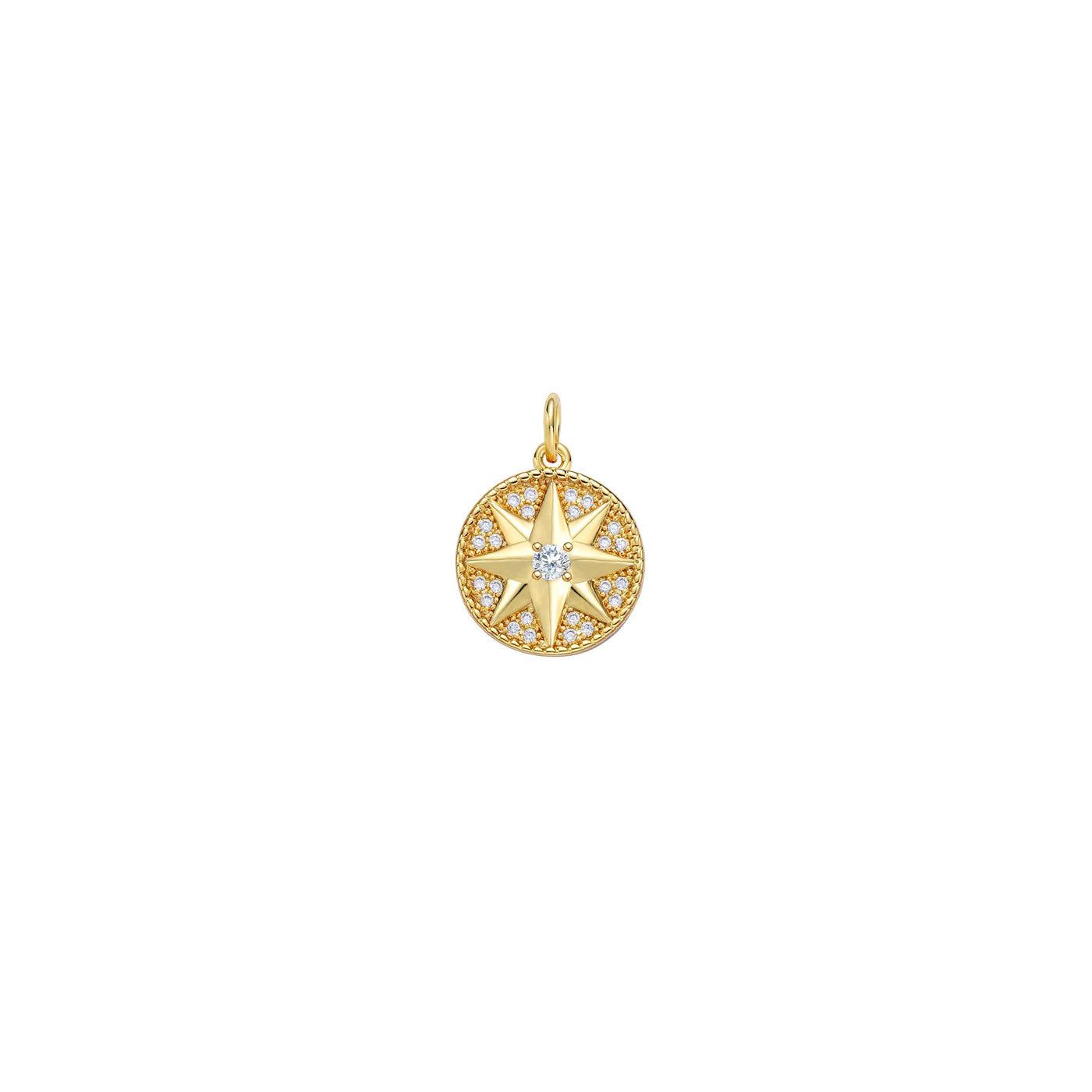 Gold Star Charm Pendant