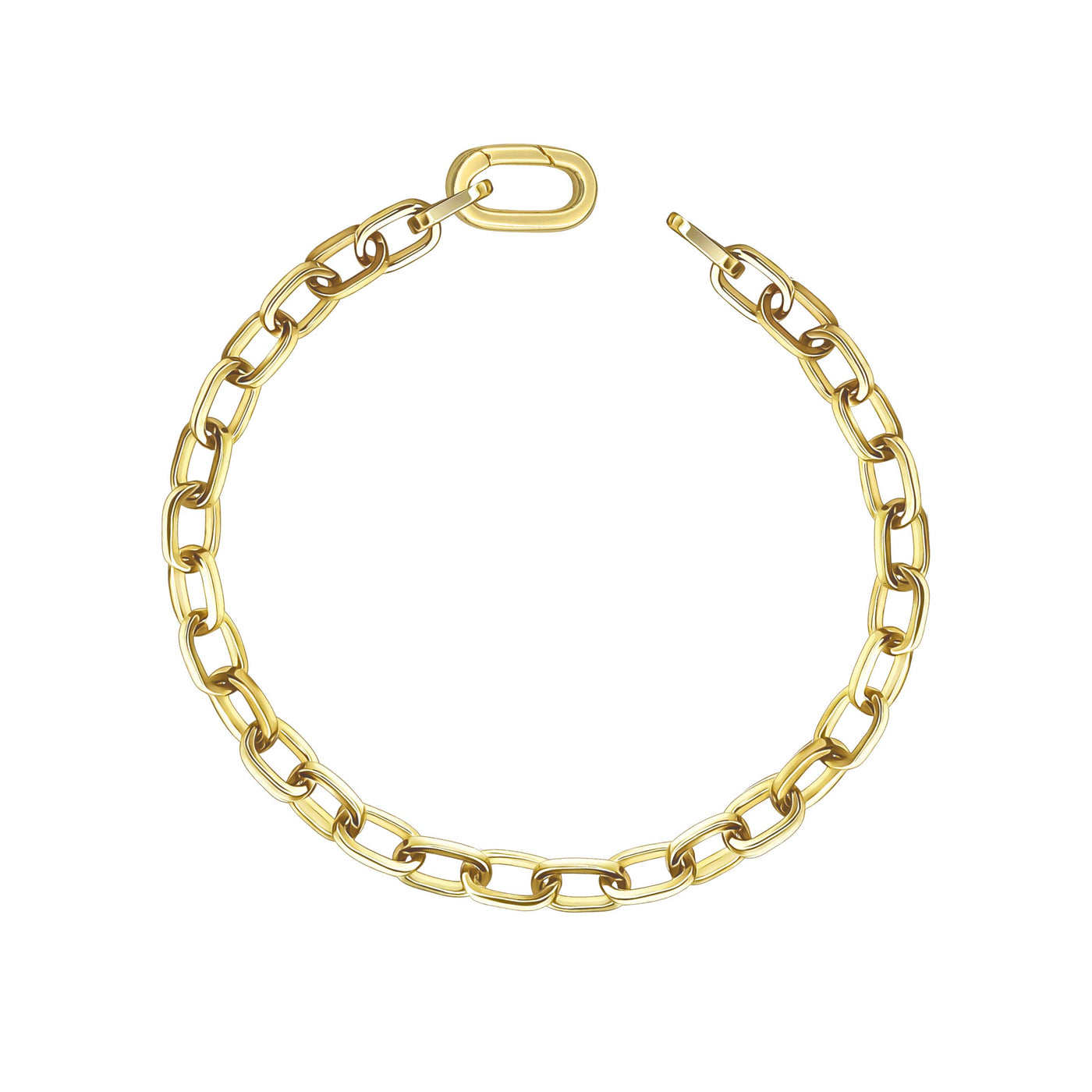 Medium Chain Charm Bracelet