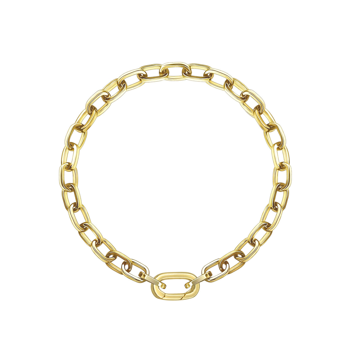 Medium Chain Charm Bracelet