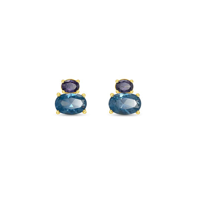 Alice Double Stone Earring | 3 Colors