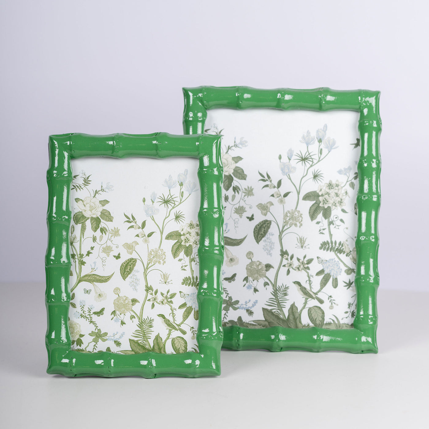Green Bamboo Photo Frames