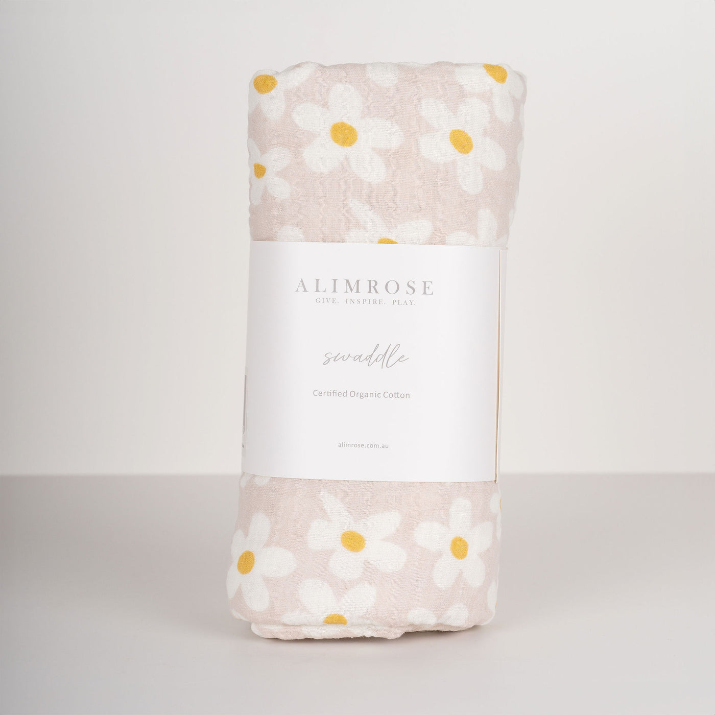 Alimrose Daisy Swaddle Blanket