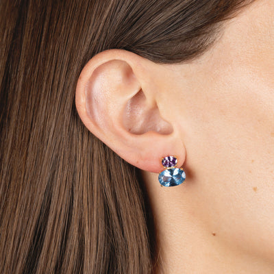 Alice Double Stone Earrings | 3 Colors