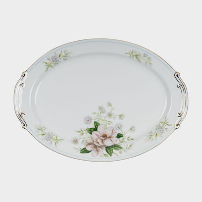 Vintage Floral Platter