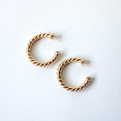 shopmarlowestreet gold hoop earrings