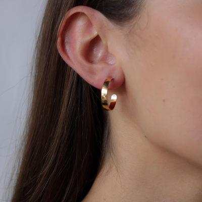 Ella Gold Hoop Earrings