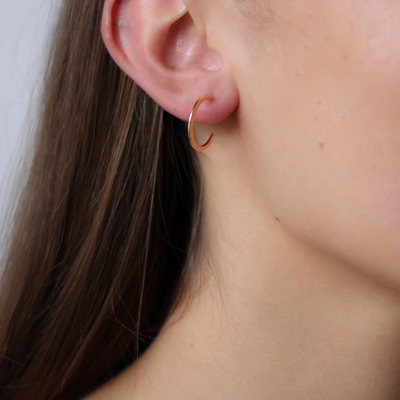 Lucy Flat Hoop Earrings