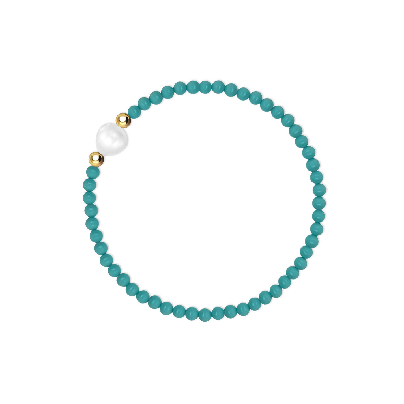 Sandi Turquoise and Pearl Bracelet