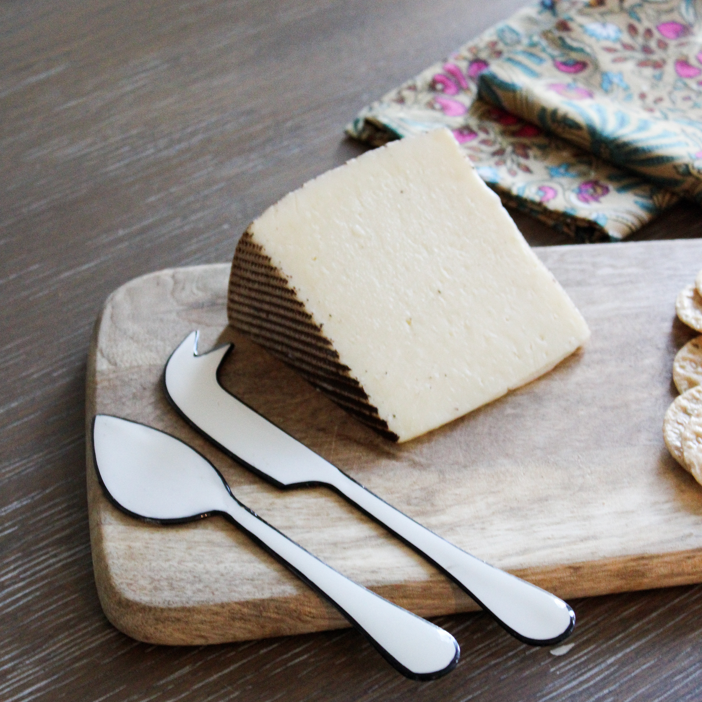 Enamel Cheese Knife Set