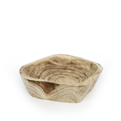 paulowina wood bowl, handmade natural wood bowl,  organic wood bowl, shopmarlowestreet wooden bowls,  wavy wood bowls, 